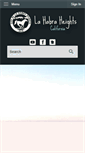 Mobile Screenshot of la-habra-heights.org