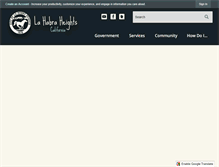 Tablet Screenshot of la-habra-heights.org